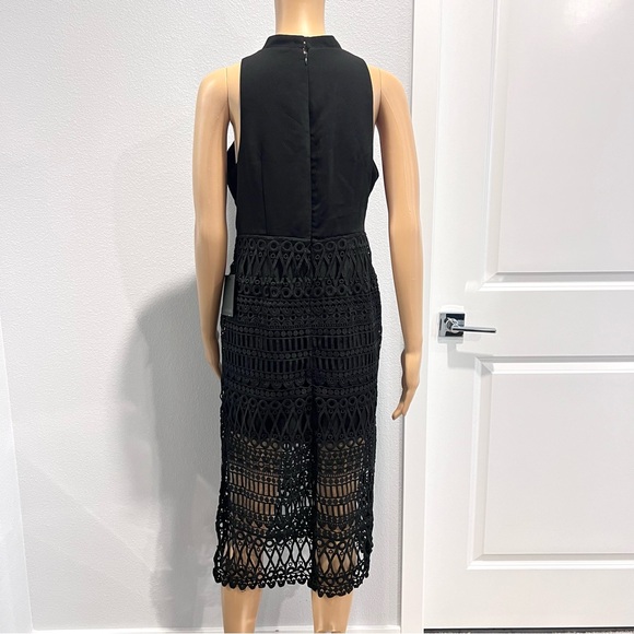 Norma Kamali Women’s Halter Turtle Side Slit Sleeveless Gown Black Size Small - Picture 10 of 11